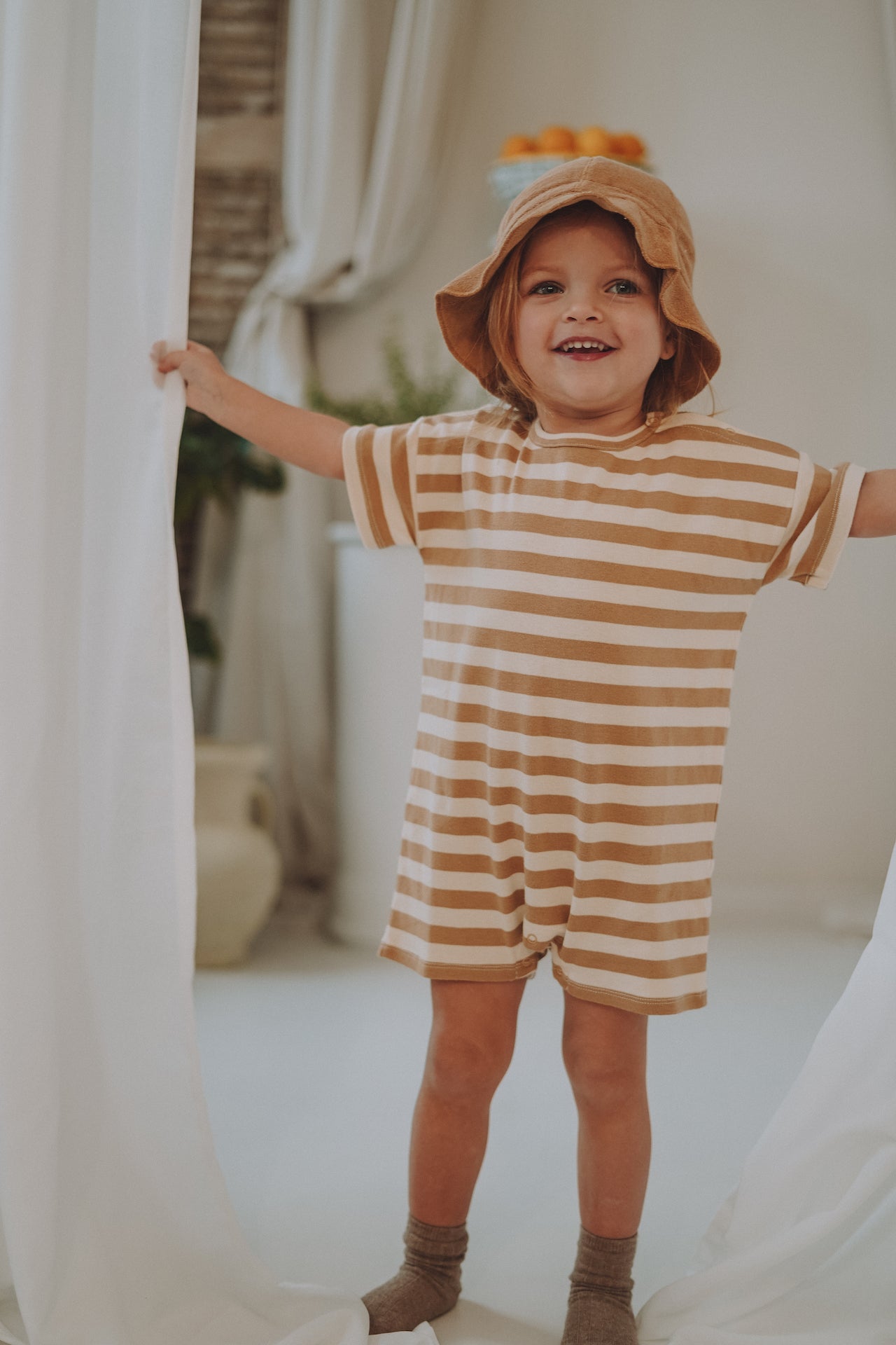 GOLD SAILOR SUMMER ROMPER
