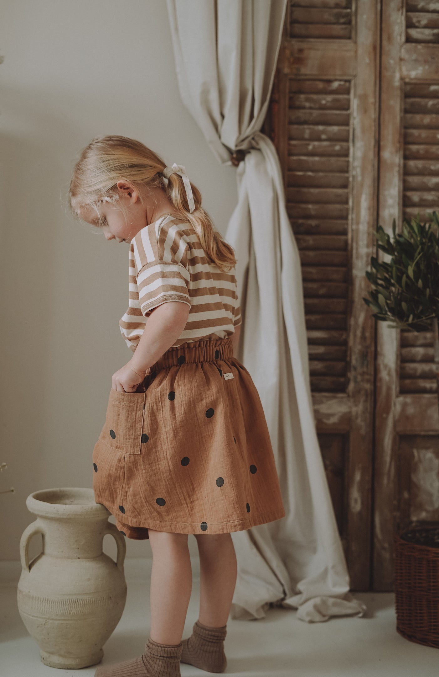 GOLD DOTS TUTTI SKIRT