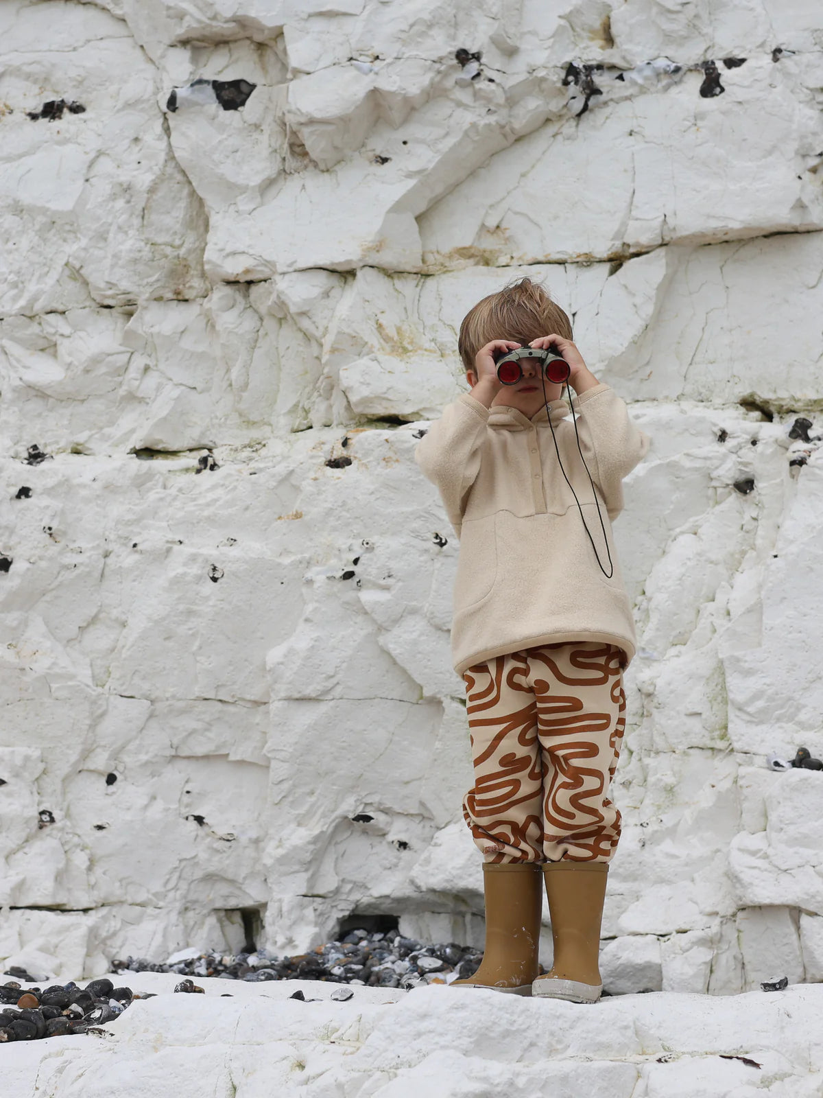 WARM SAND FLEECE SWEATER