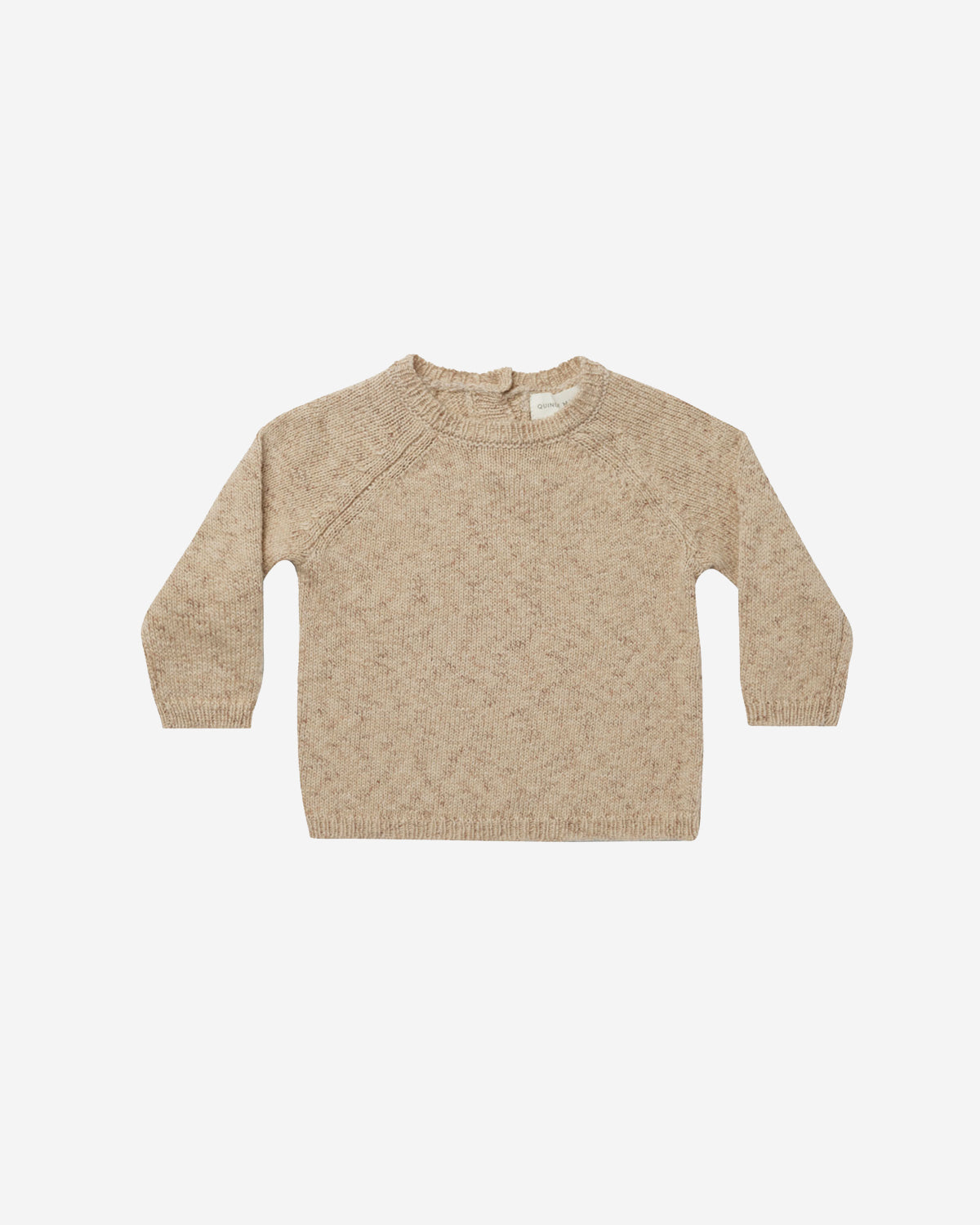 SPECKLE KNIT SWEATER - LATTE