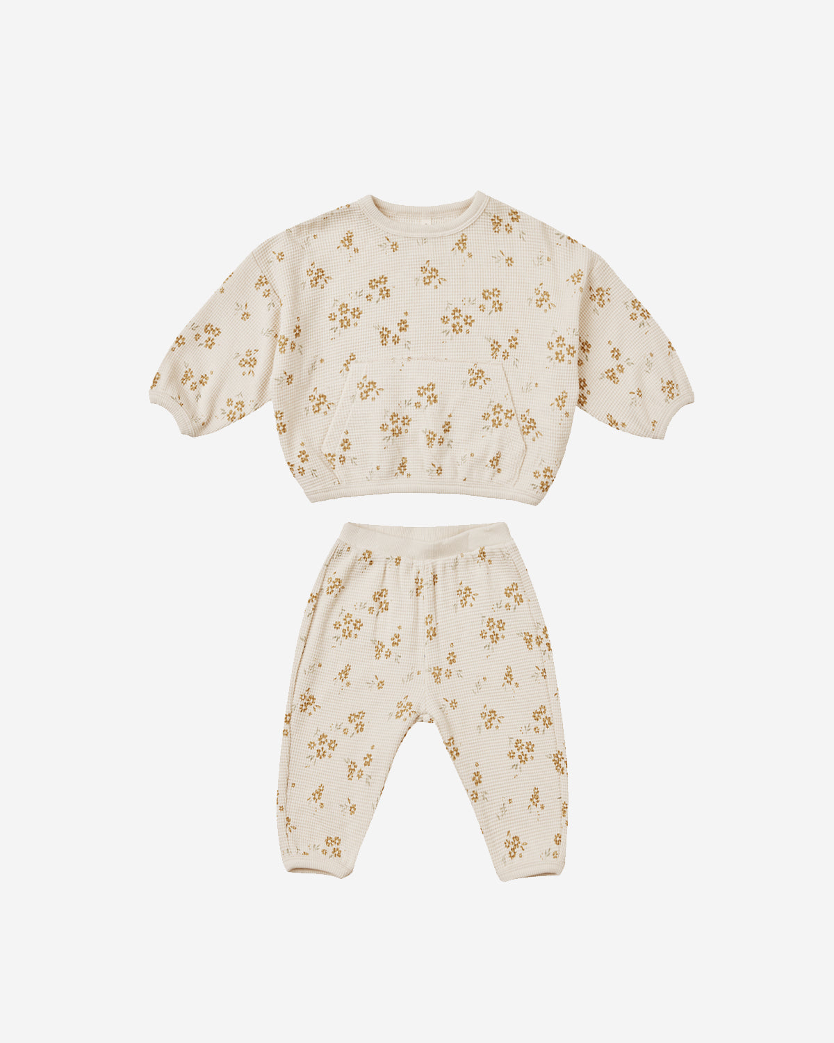 WAFFLE SLOUCH SET - HONEY FLOWER