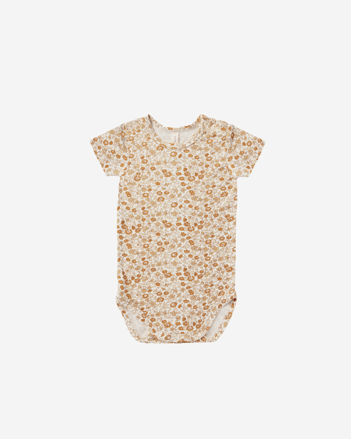 BAMBOO SHORT SLEEVE BODYSUIT - MARIGOLD