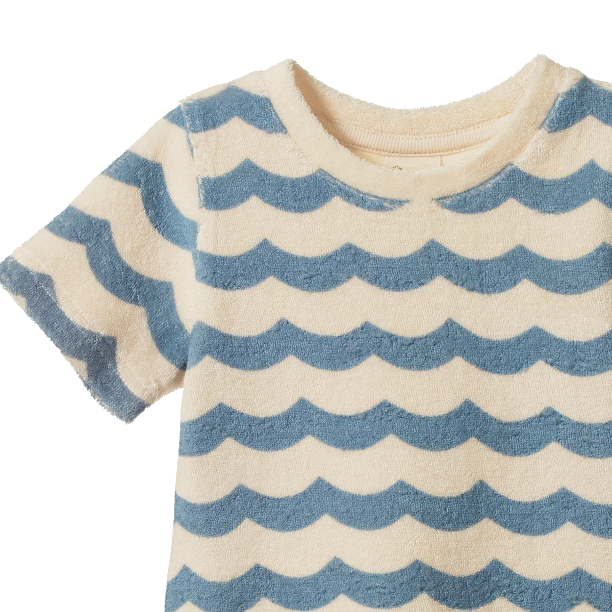 RIVER TEE TERRY - WAVES PRINT