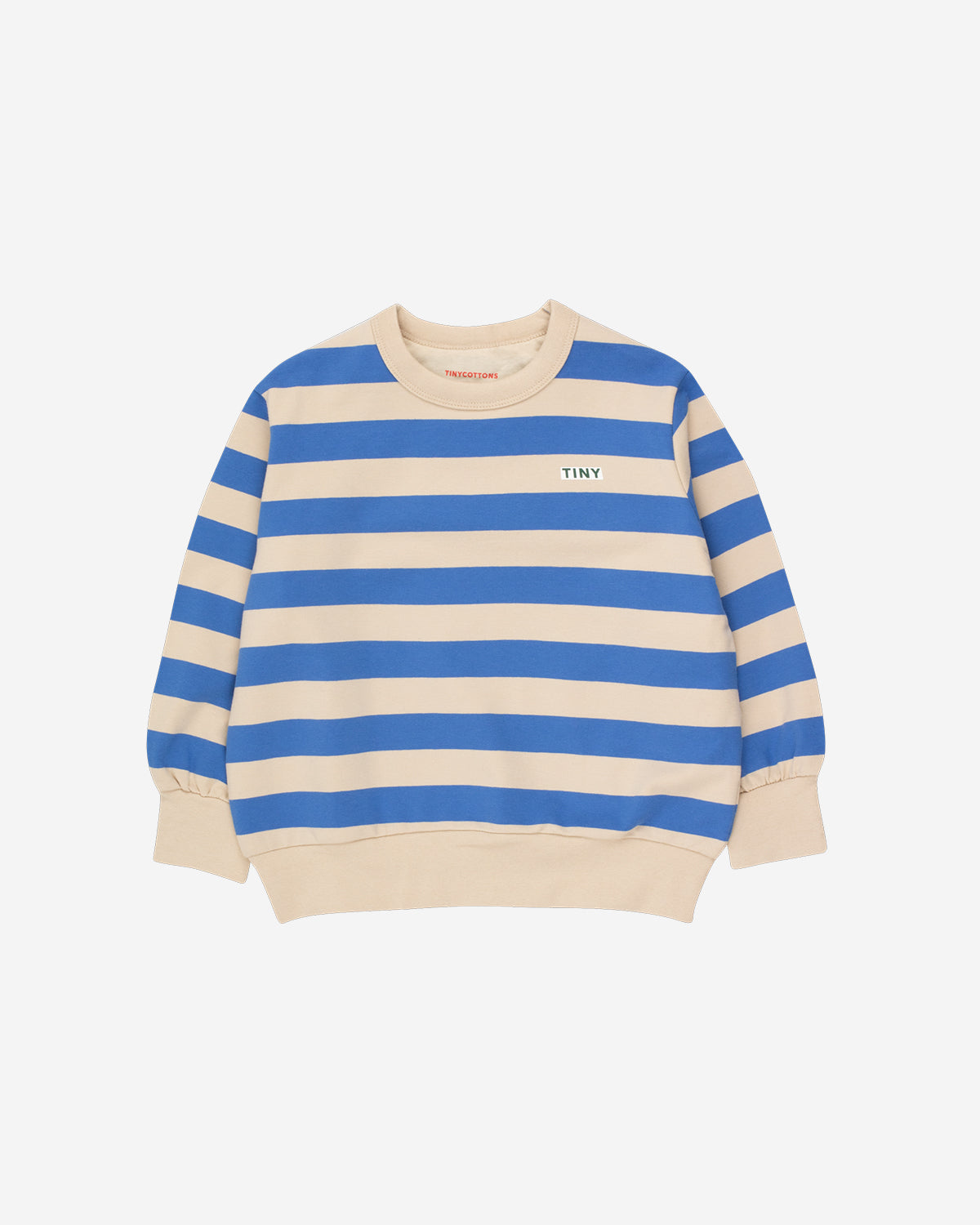 STRIPES SWEATSHIRT VANILLA/ULTRA MARINE