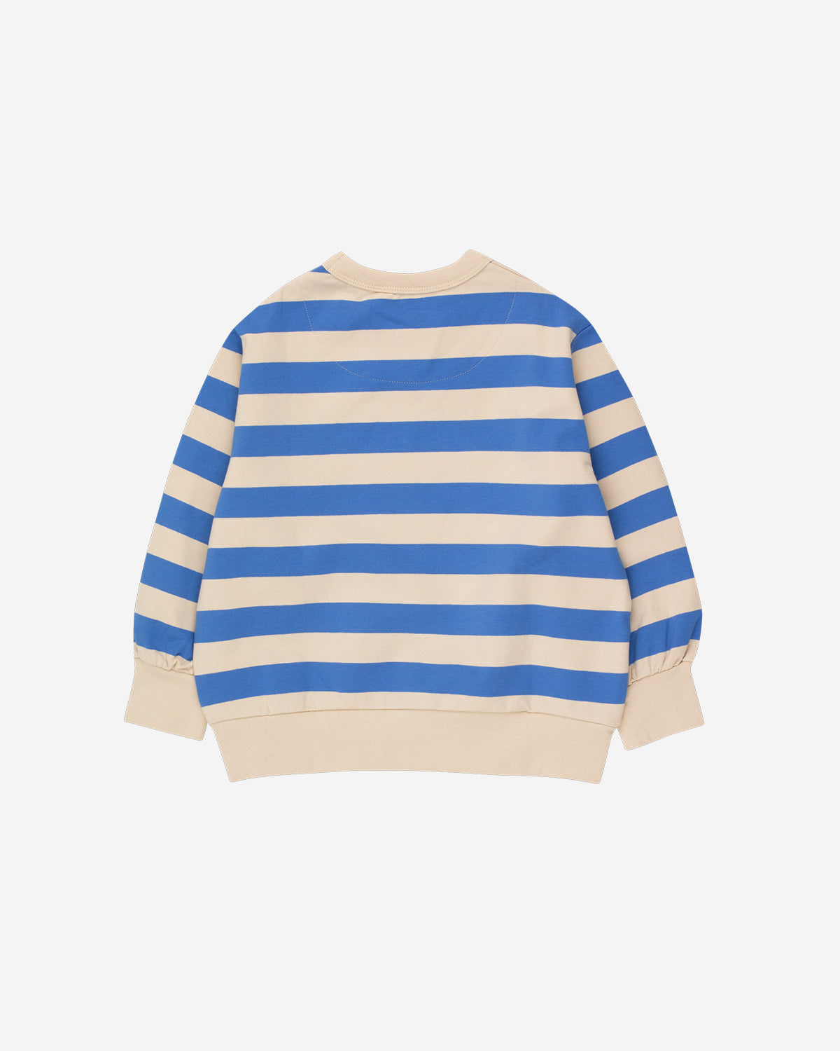 STRIPES SWEATSHIRT VANILLA/ULTRA MARINE