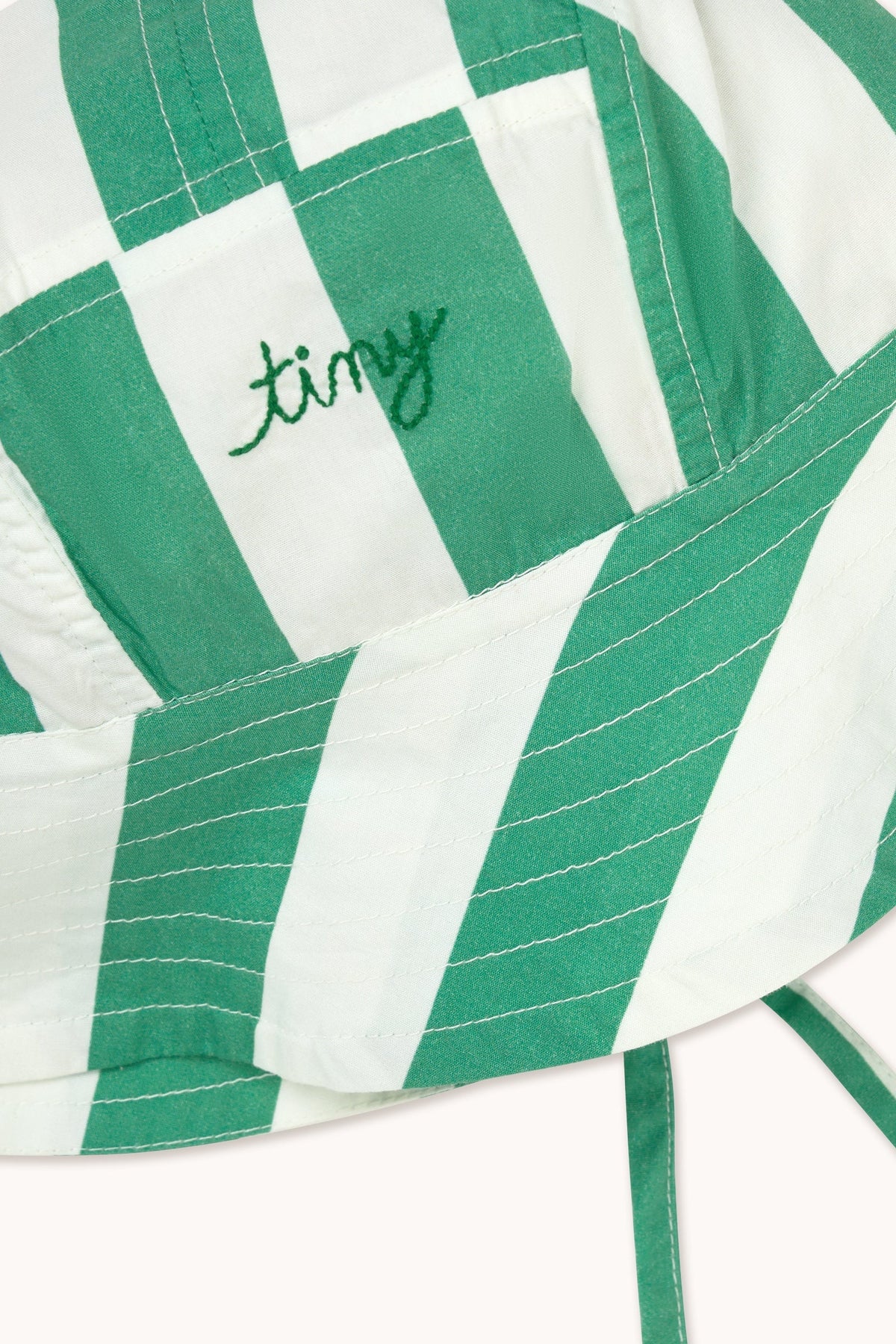 EMERALD STRIPES BUCKET HAT