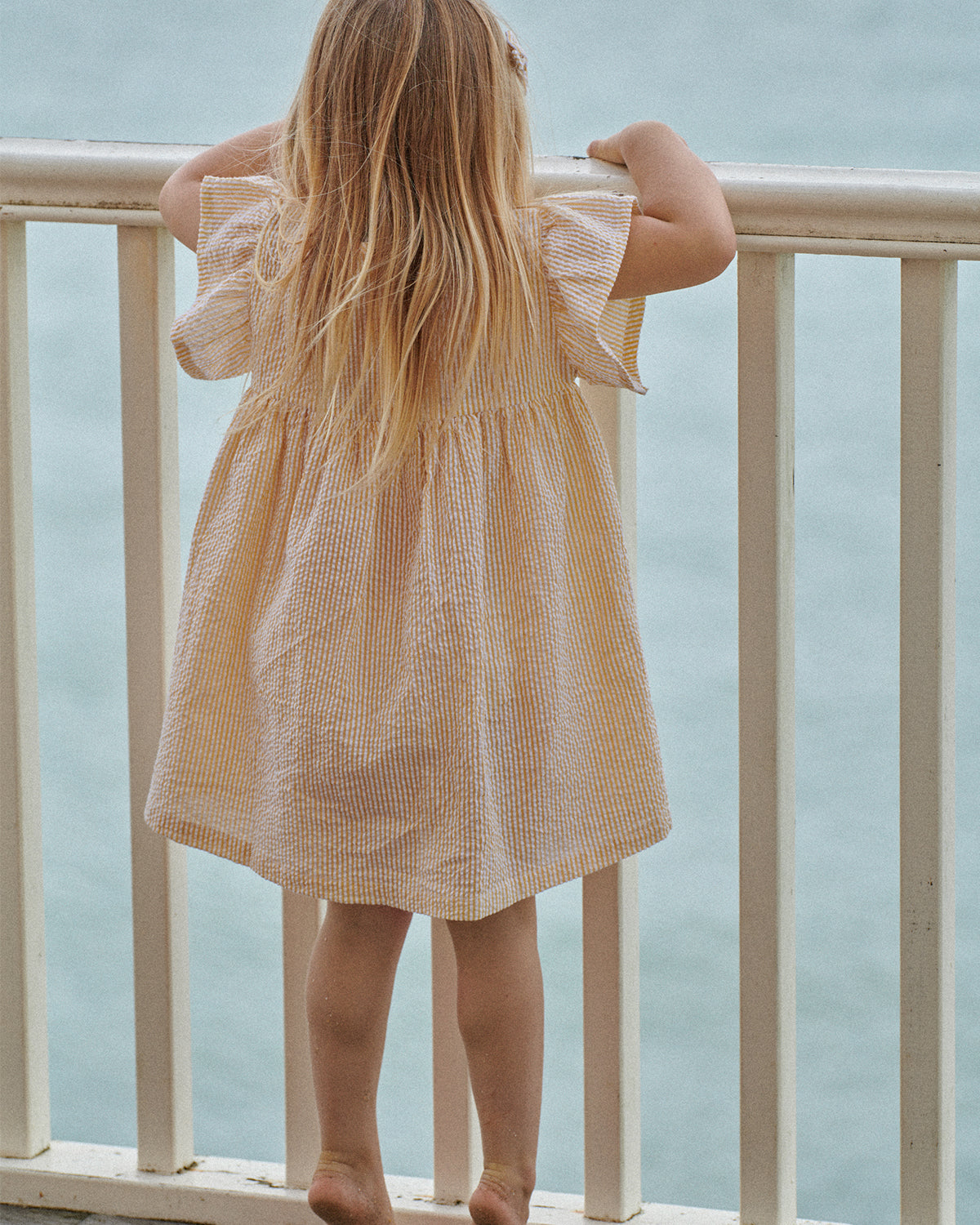 BONNIE DRESS - GOLDEN STRIPE