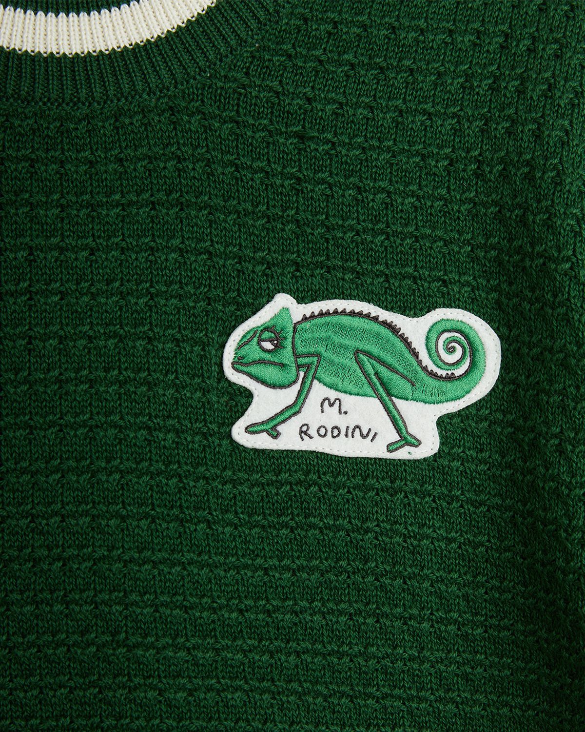 LIZARD PATCH CROCHETKNIT SS TEE