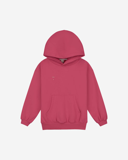 HOODIE GOTS - CHERRY