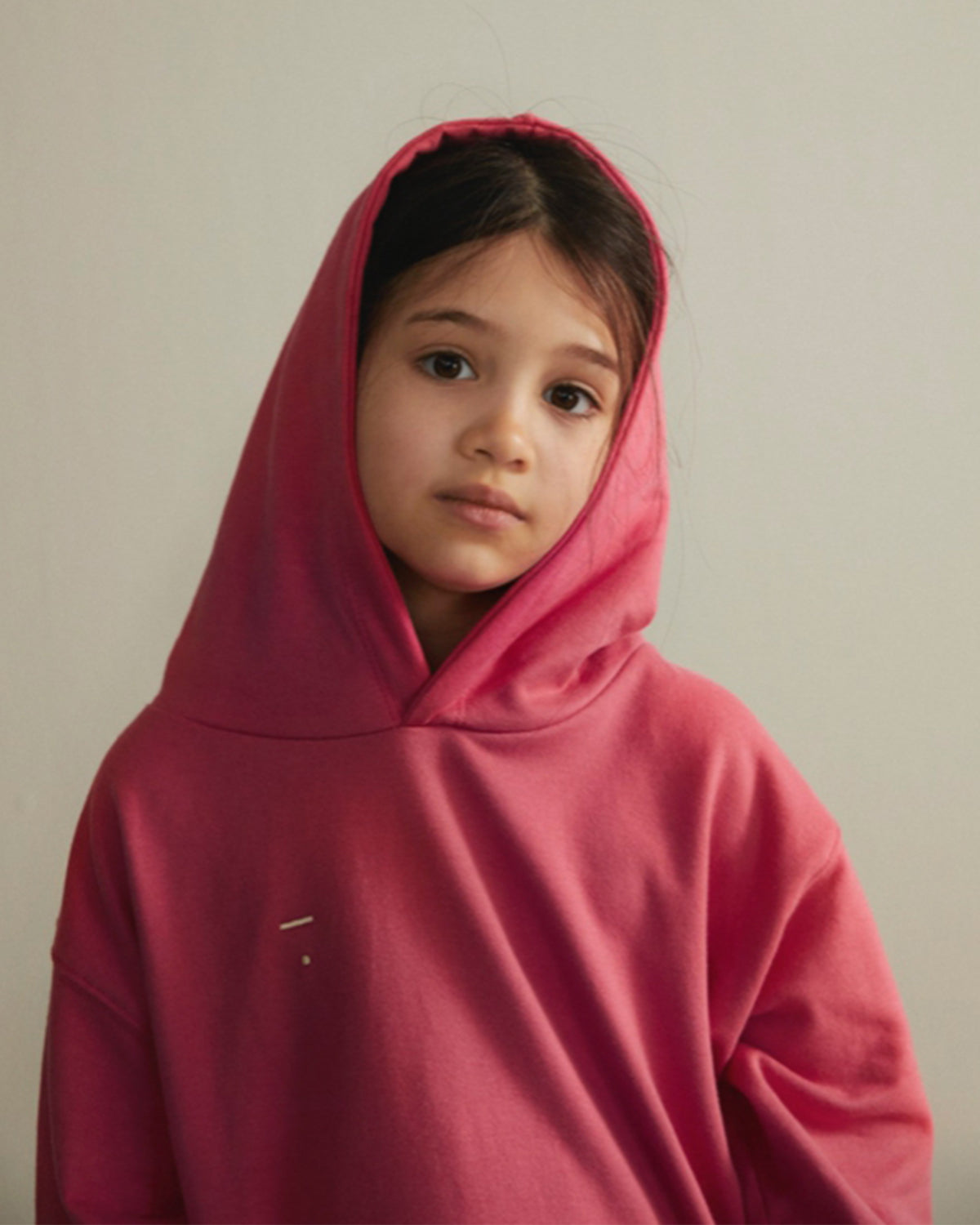 HOODIE GOTS - CHERRY