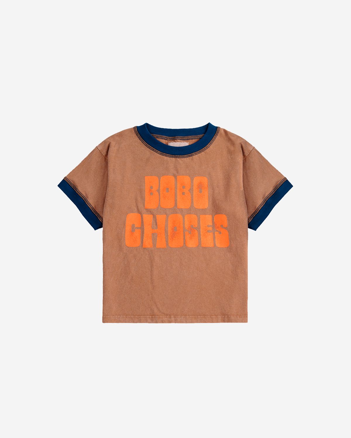 BOBO CHOSES T-SHIRT- BROWN