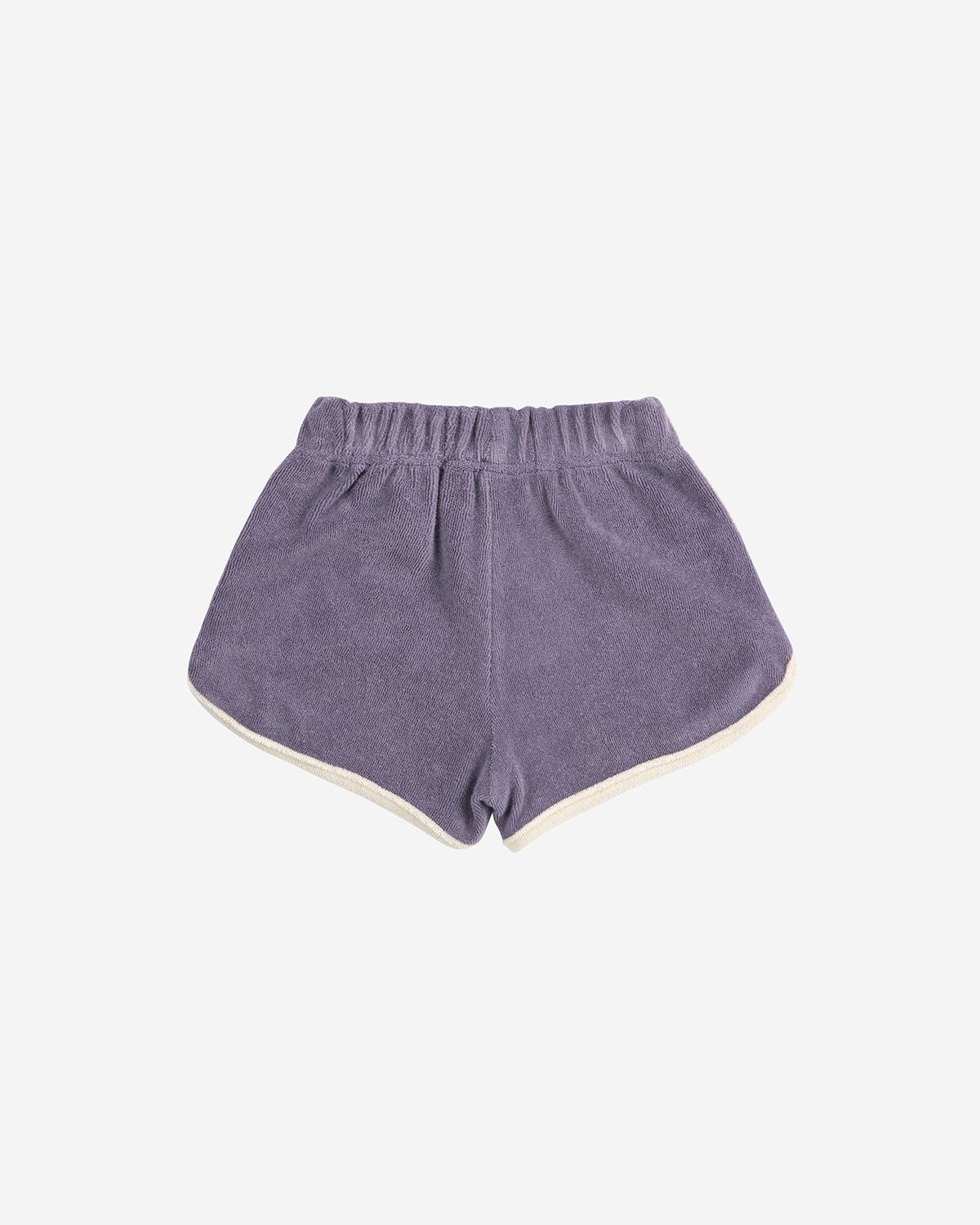 BLUE TERRY CLOTH SHORTS-NAVY BLUE