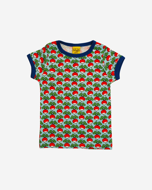 RADISH S/SLEEVE TSHIRT - PETIT FOUR BLUE