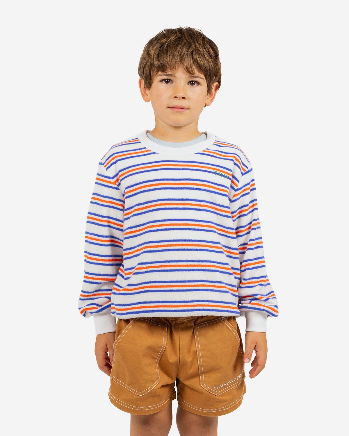 STRIPES MULTICOLOR SWEATSHIRT OFF-WHITE