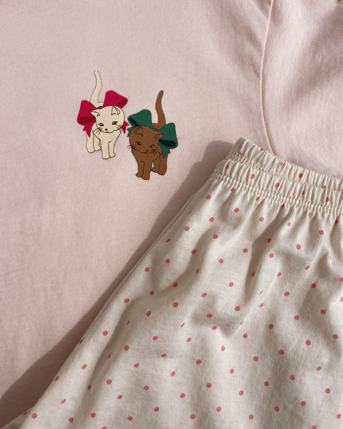 FAMO BOX FIT SET GOTS - PIROUETTE DOT/CREOLE PINK