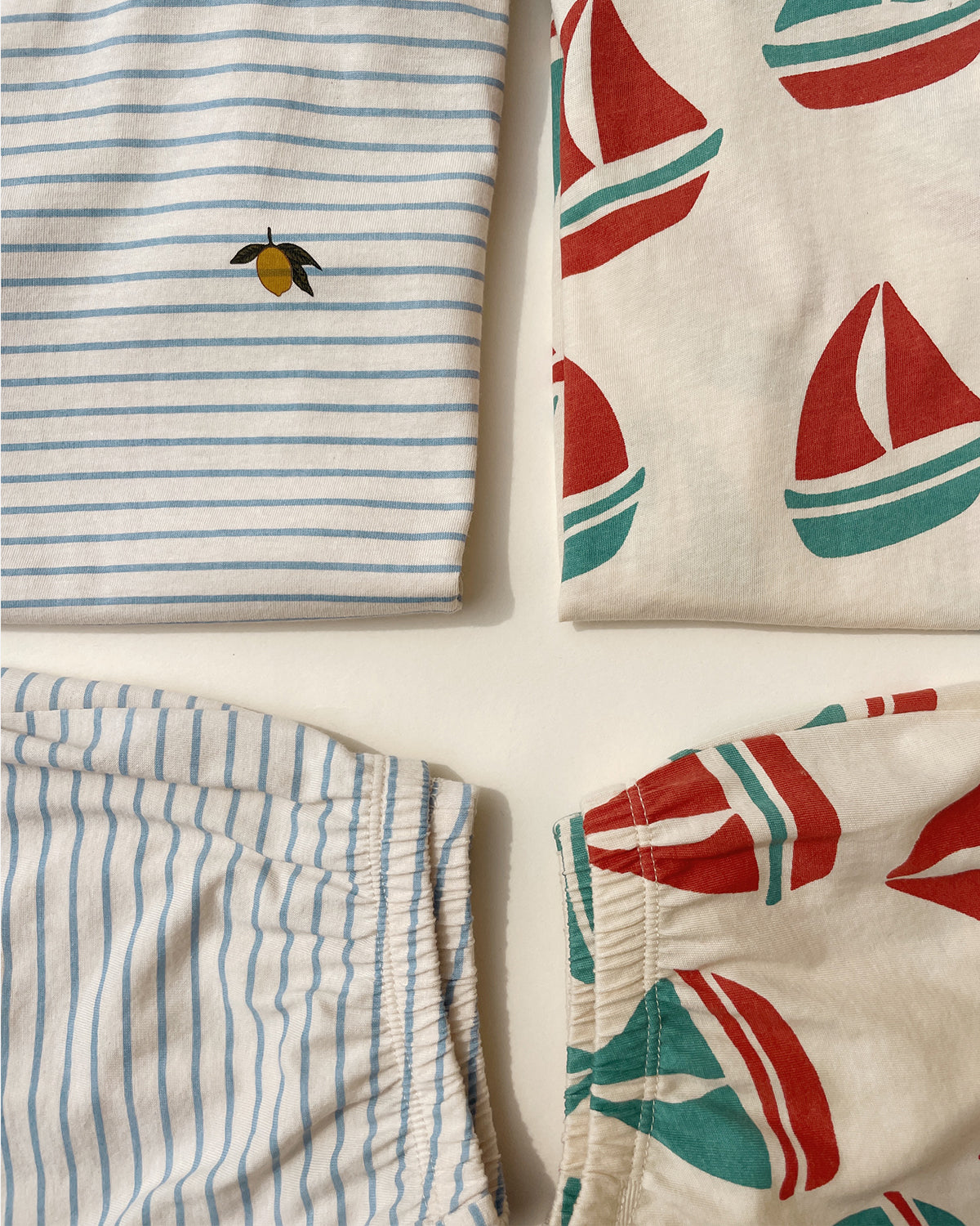 FAMO SET GOTS - STRIPE BLUIE