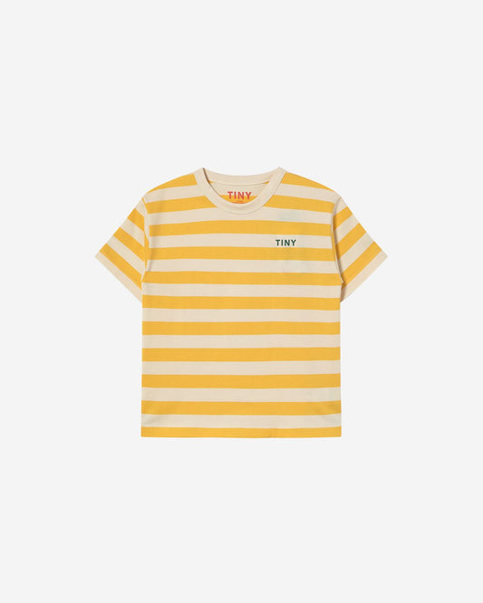 STRIPES TEE - YELLOW/LIGHT CREAM