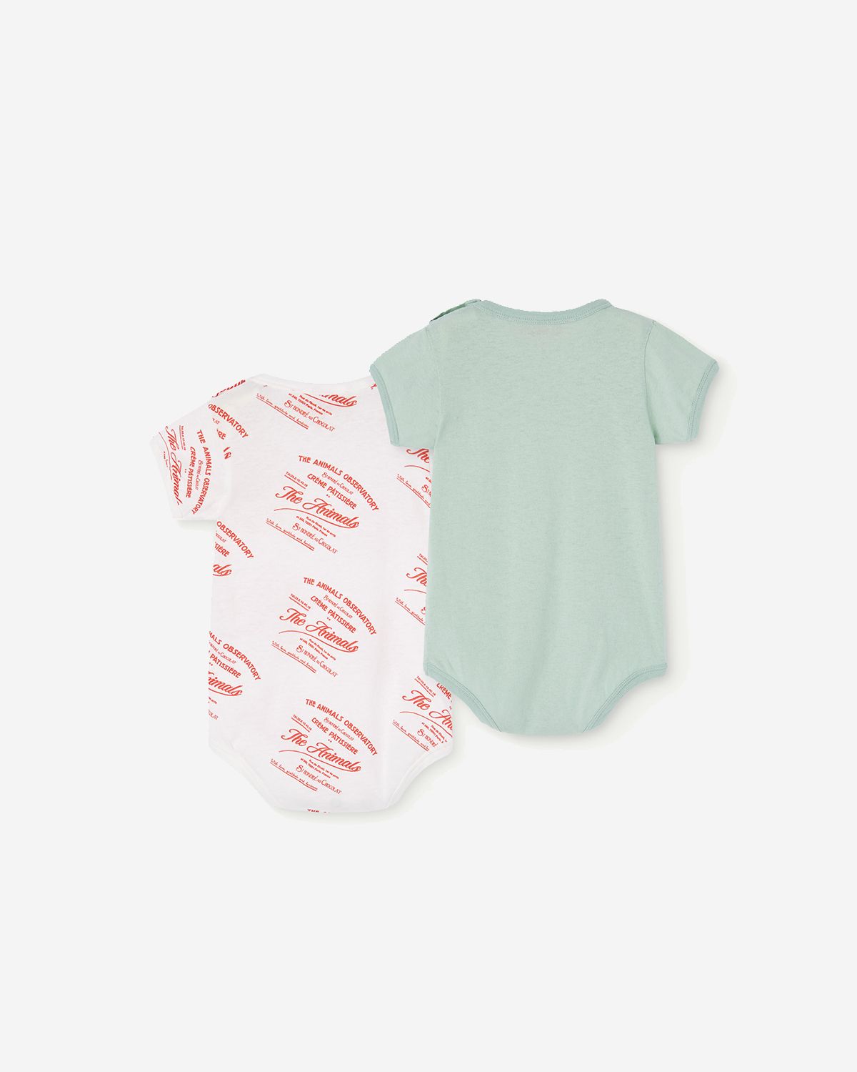 TURQUOISE PACK CHIMPANZEE BABY BODYSUIT