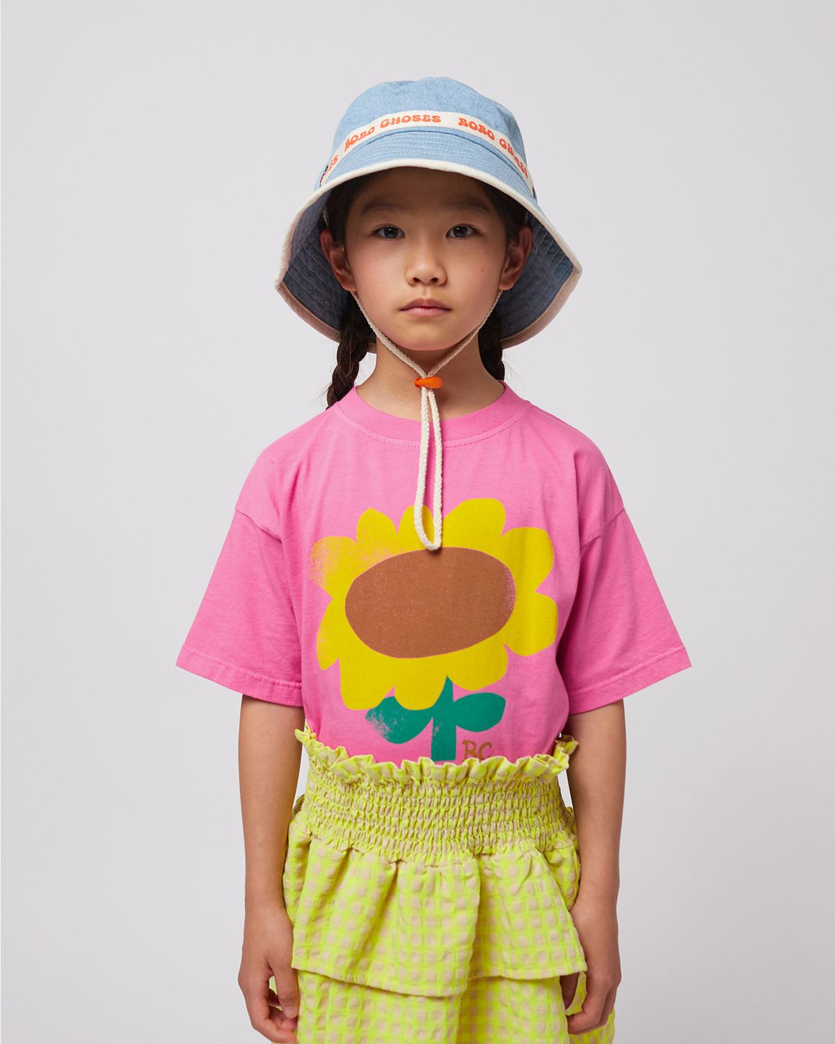 BOBO CHOSES LIGHT DENIM BUCKET HAT
