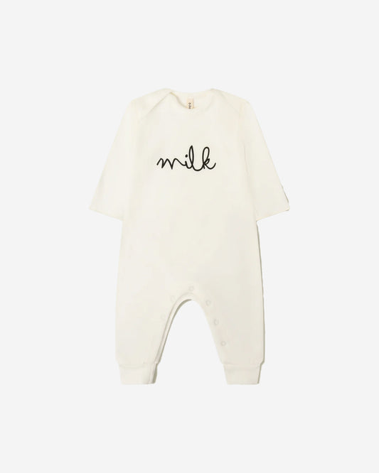 UNDYED NATURAL MILK PLAYSUIT
