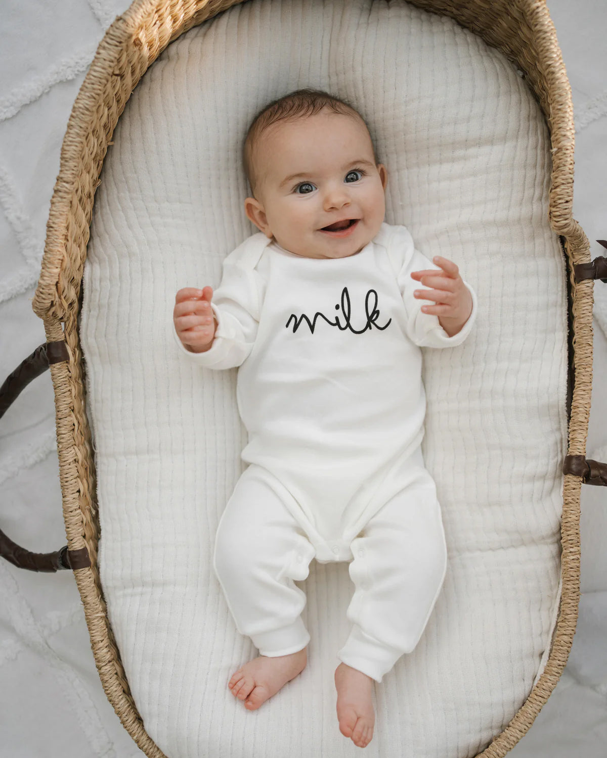 NATURAL MILK PLAYSUIT