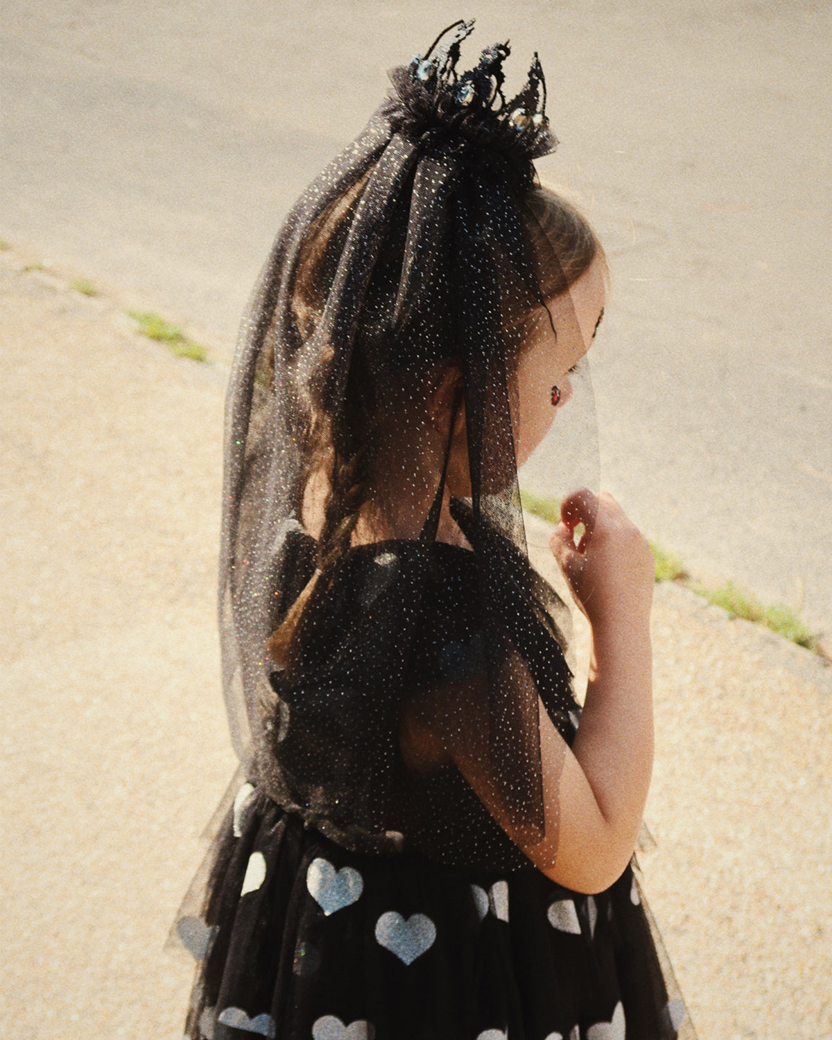 GLITTER DRESS - BLACK