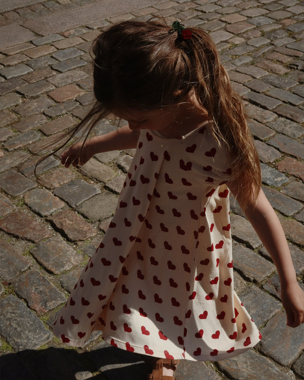 CLASSIC SS DRESS GOTS-AMOUR ROUGE