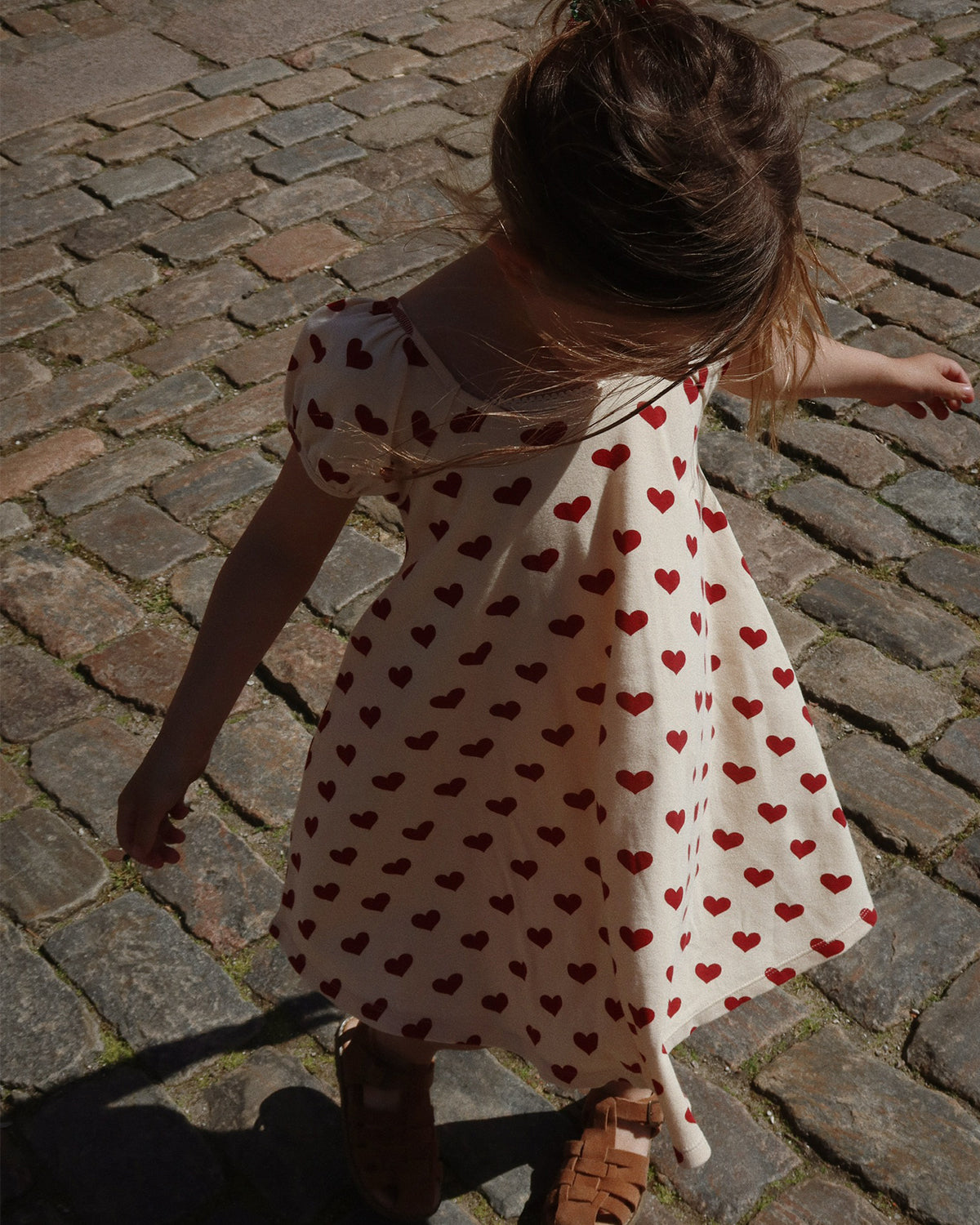 CLASSIC SS DRESS GOTS-AMOUR ROUGE