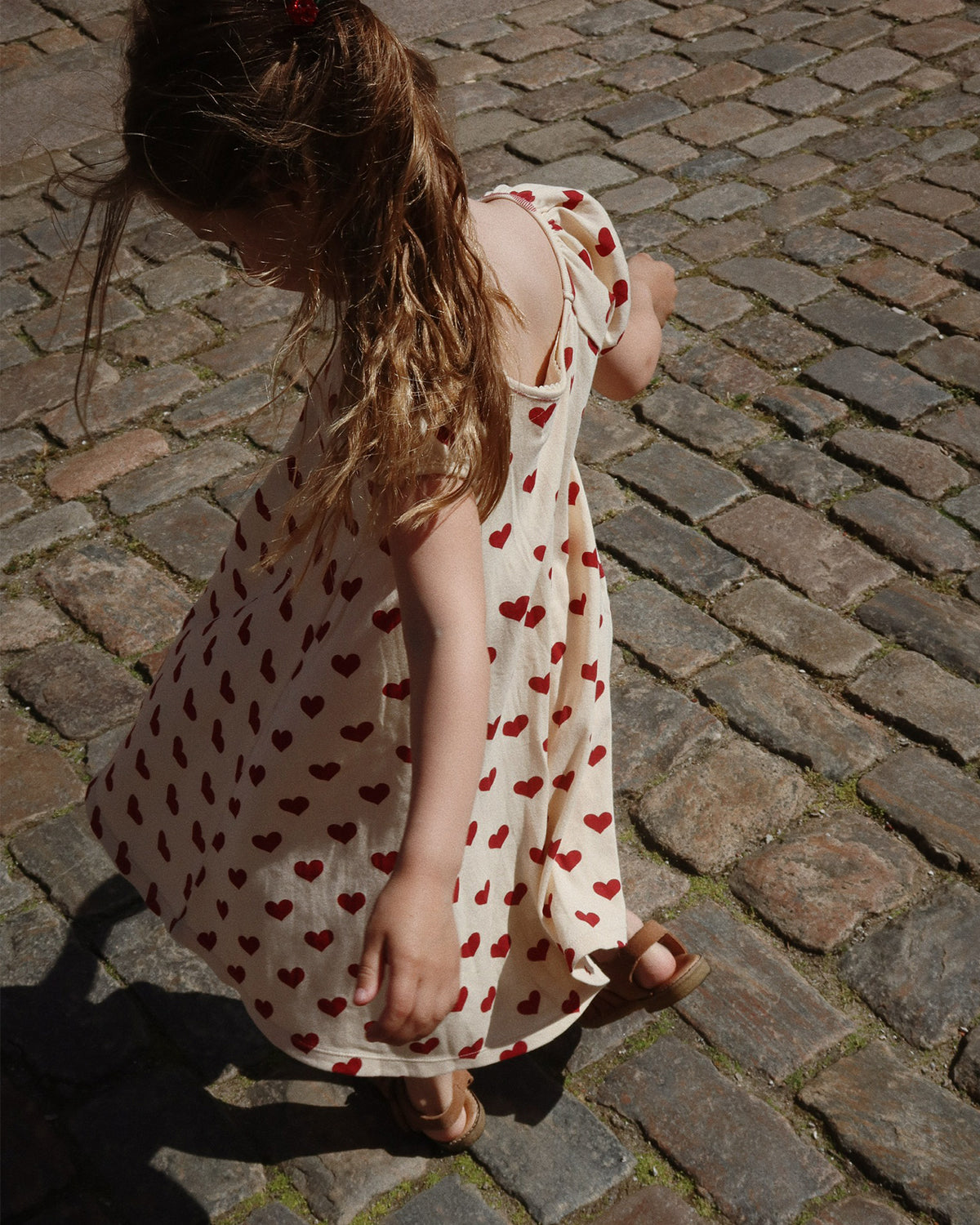 CLASSIC SS DRESS GOTS-AMOUR ROUGE