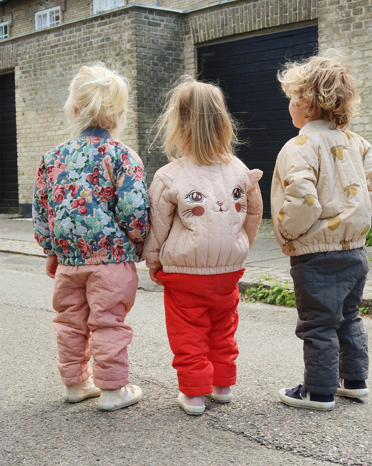 JUNO KITTY BOMBER JACKET - CAMEO ROSE