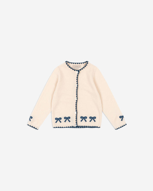 COLLETTE KNIT CARDIGAN - OFF WHITE