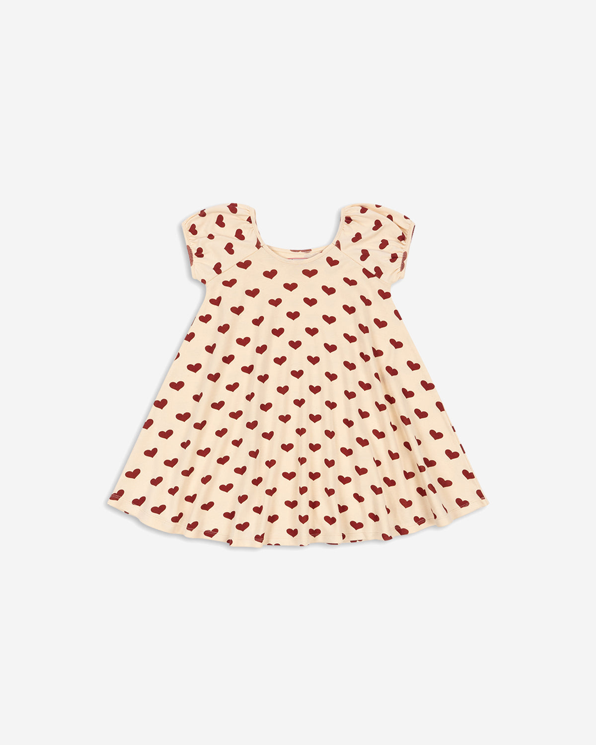 CLASSIC SS DRESS GOTS-AMOUR ROUGE
