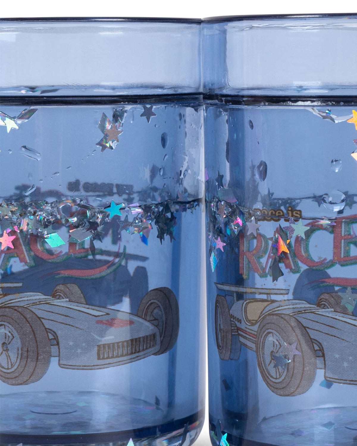 2 PACK GLITTER CUP - RACE