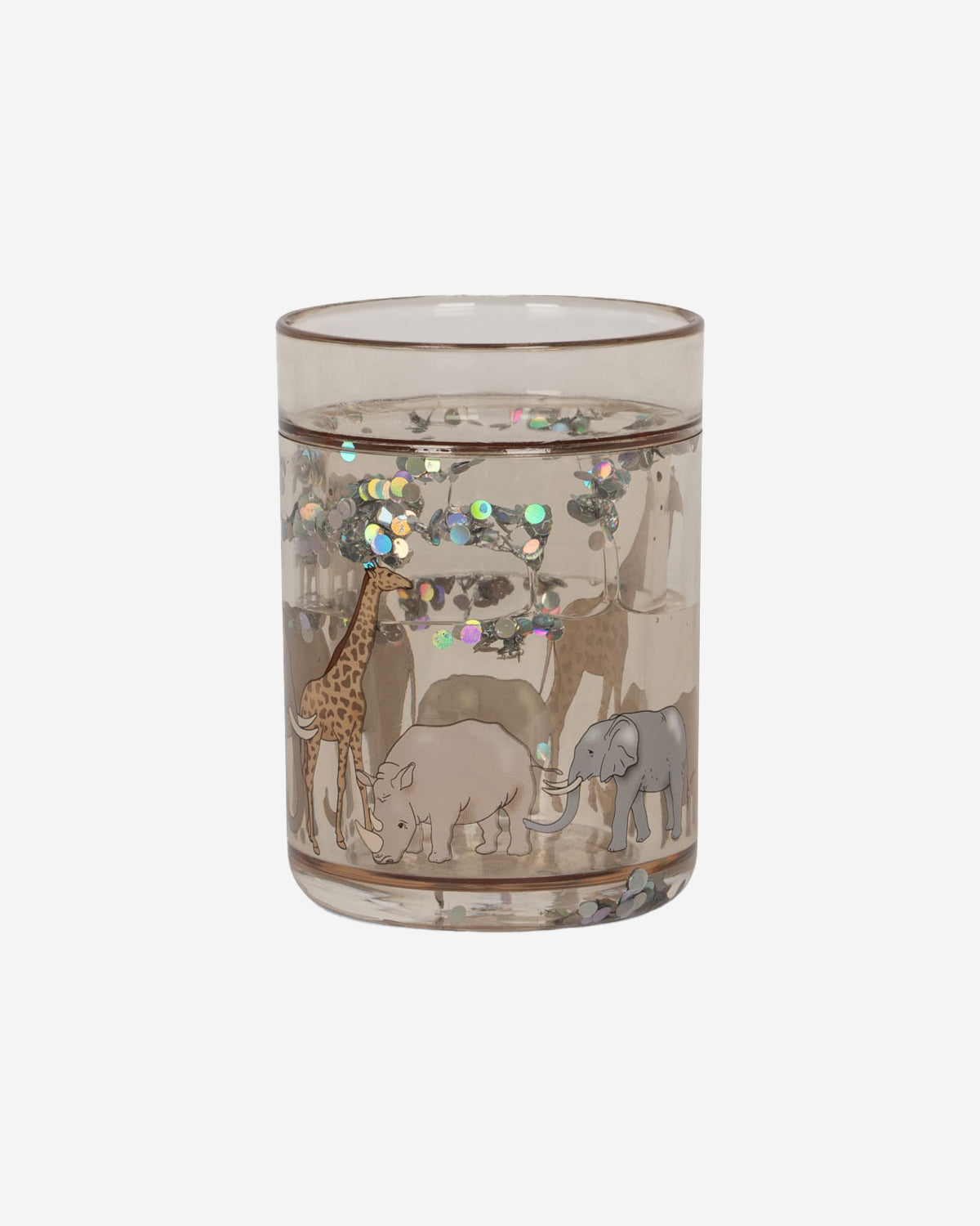 2 PACK GLITTER CUPS - SAFARI