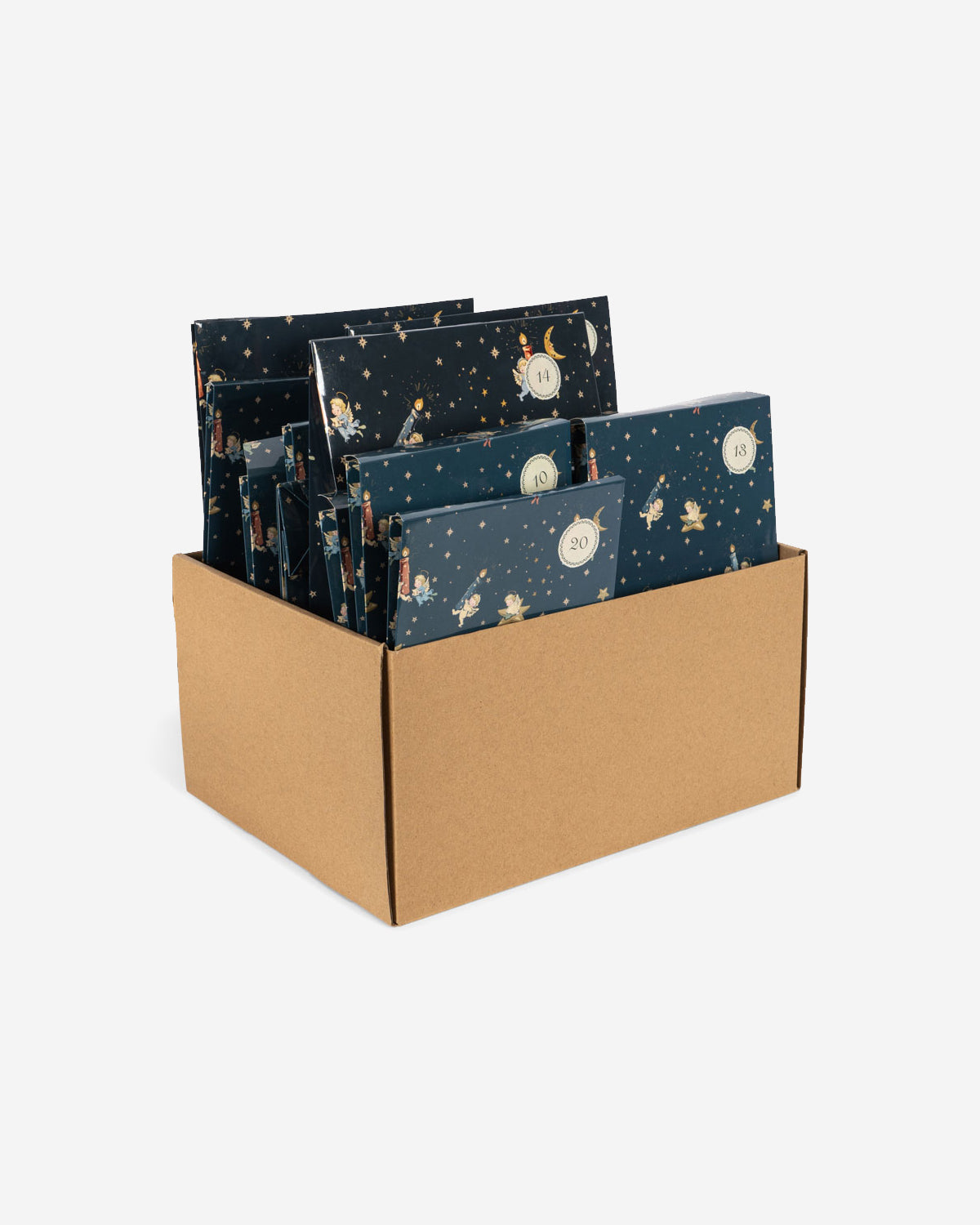 CHRISTMAS ADVENT CALENDAR 24 GIFTS - BLUE