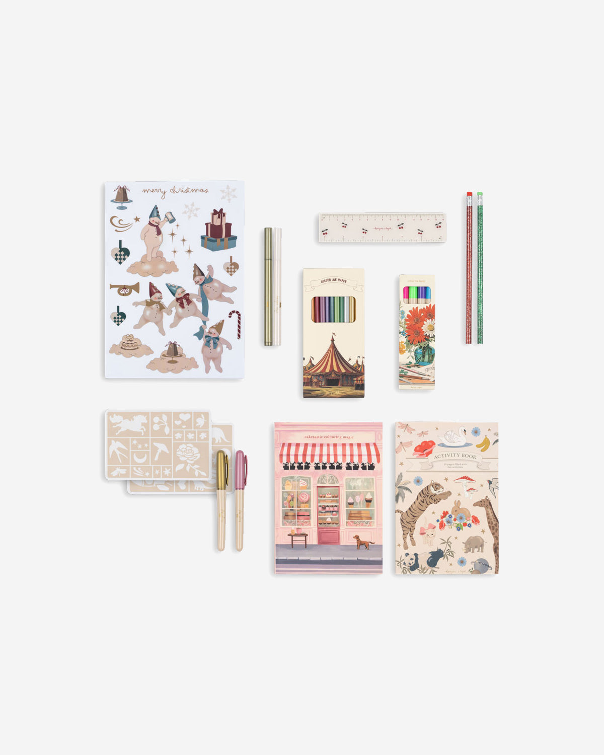CHRISTMAS ADVENT CALENDAR 24 GIFTS - BEIGE