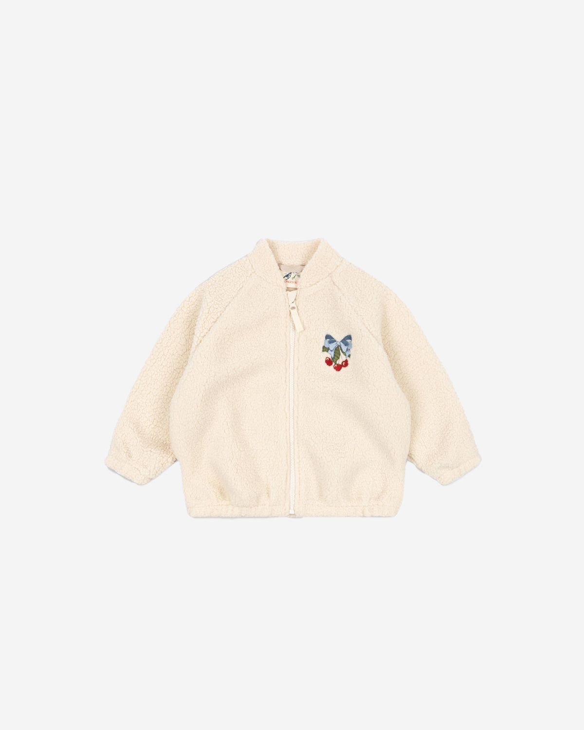 JAZZ TEDDY JACKET GRS - WHITE SMOKE