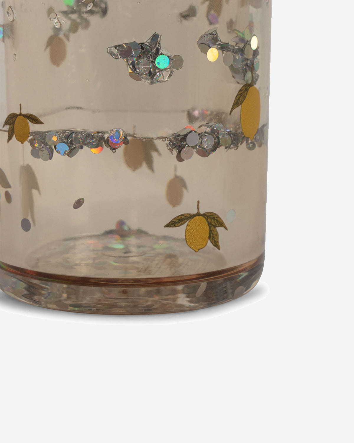 2 PACK GLITTER CUPS - LEMON
