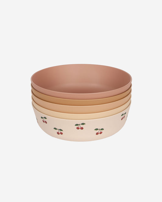 5 PACK PLA BOWL-CHERRY MIX