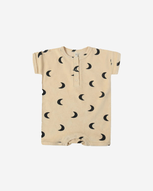 PEBBLE MIDNIGHT TERRY BEACH ROMPER