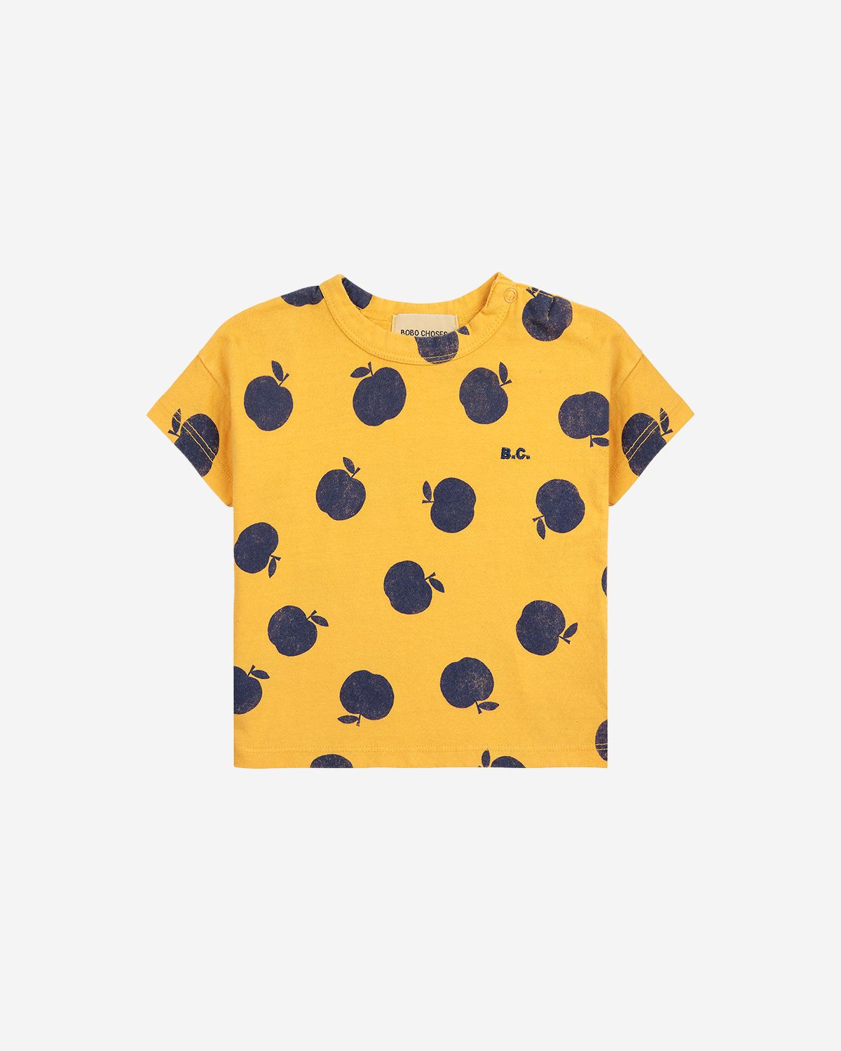 BABY POMA ALL OVER YELLOW T-SHIRT