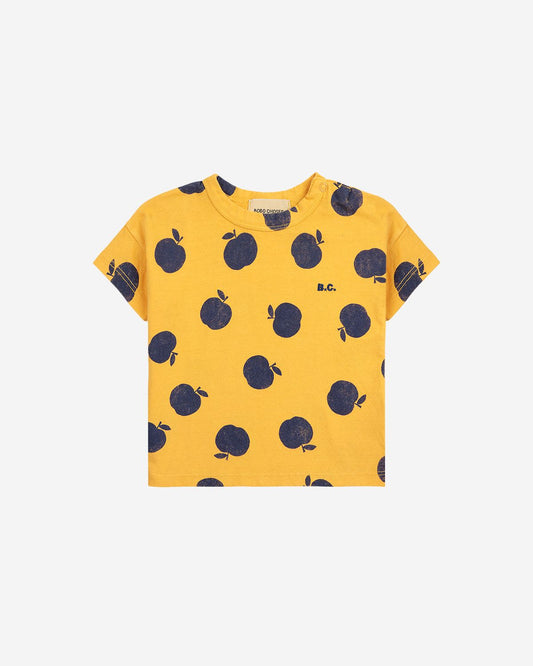 BABY POMA ALL OVER YELLOW T-SHIRT
