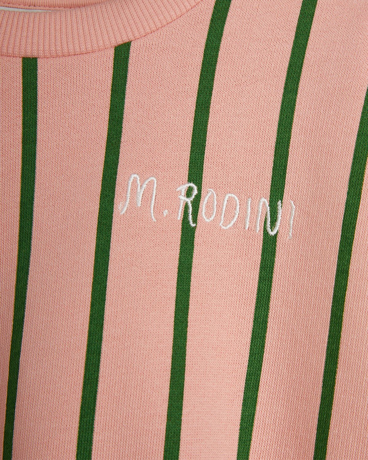 VERTICAL STRIPE AOP SWEATSHIRT - PINK
