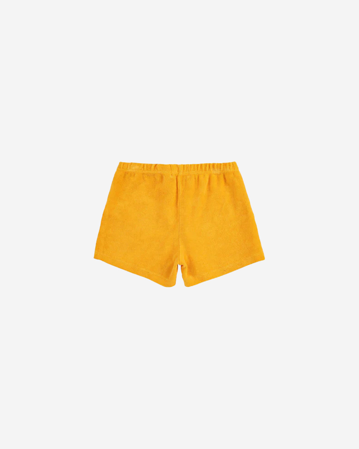 BABY POMA YELLOW TERRY SHORTS