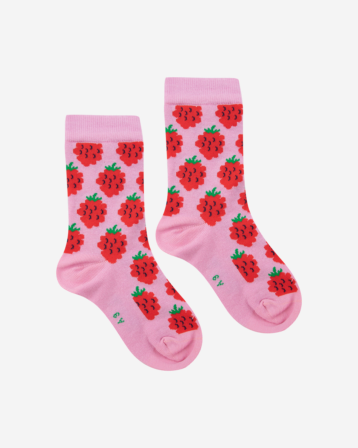 RASPBERRIES MEDIUM SOCKS - PINK