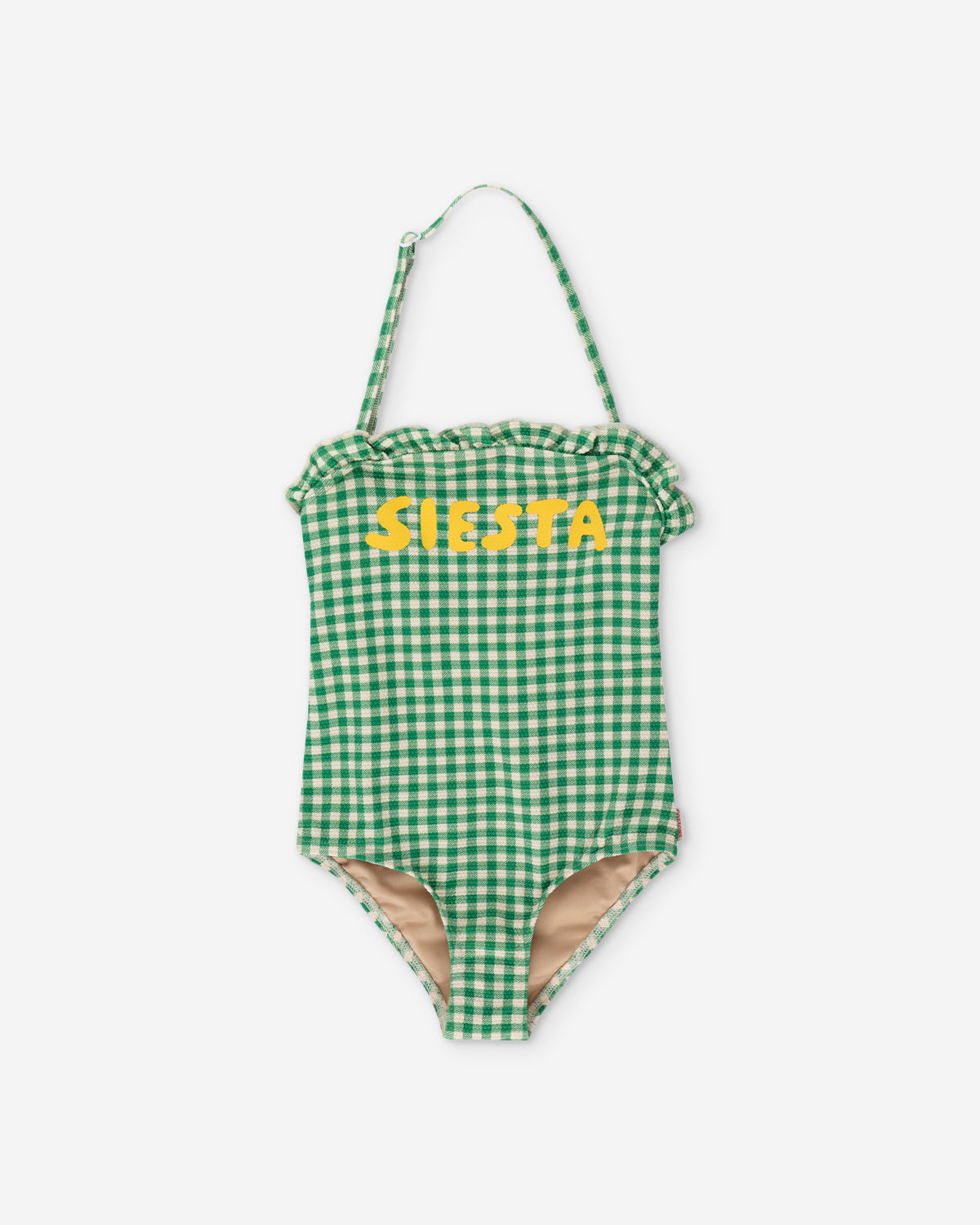 Green hot sale gingham swimsuit