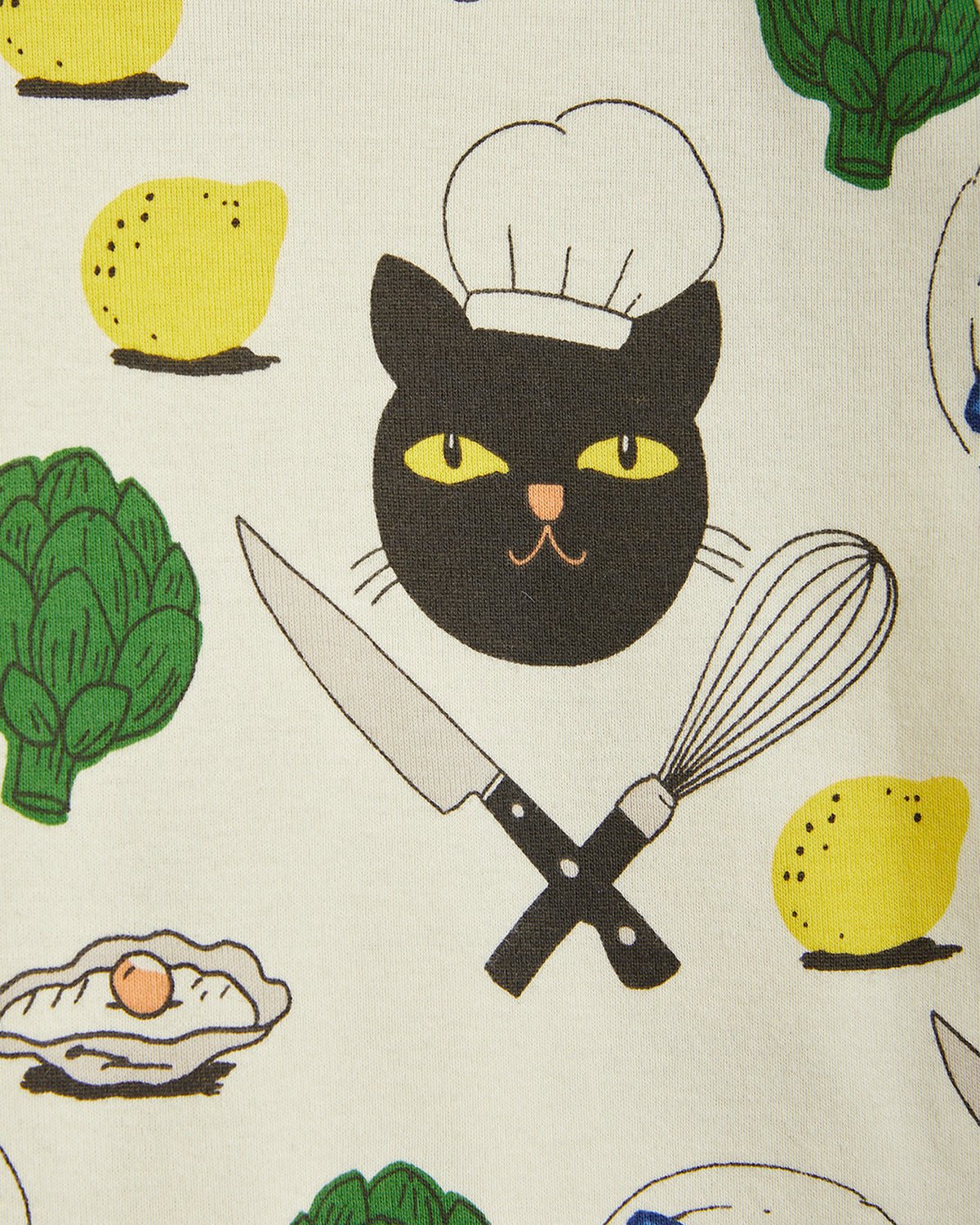 CHEF CAT AOP LS TEE