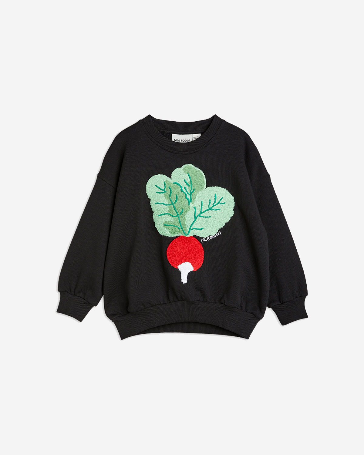 RADISH CHENILLE EMB SWEATSHIRT