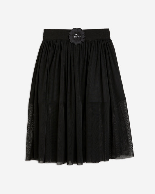 BAT FLOWER TULLE SKIRT