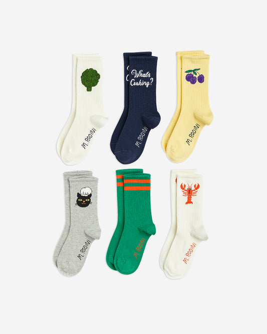 WHAT'S COOKING 6-PACK SOCKS